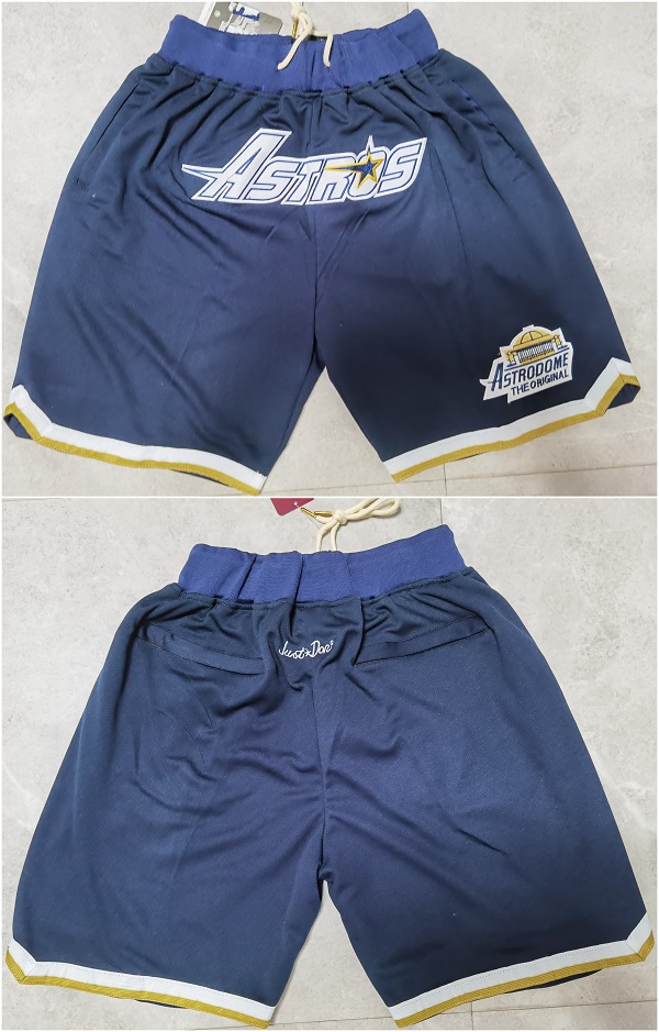 Men's Houston Astros Navy Shorts (Run Small) Men's Houston Astros Navy Shorts (Run Small)